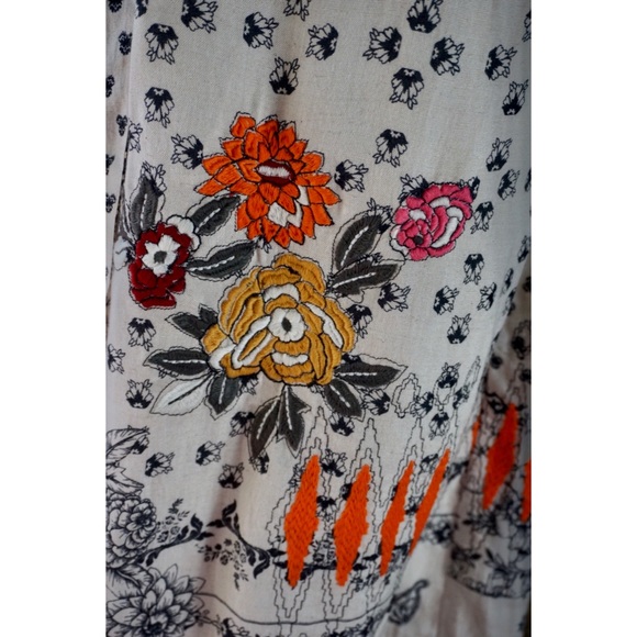 Anthropologie Vineet Bahl Devi Embroidered Midi Skirt NWT New S - Picture 3 of 16